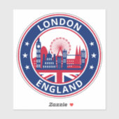 Global Traveler - London, England (Edit) Sticker (Vel)