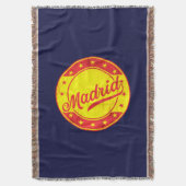 Global Traveler - Madrid, Spanje Deken (Voorkant Verticaal)