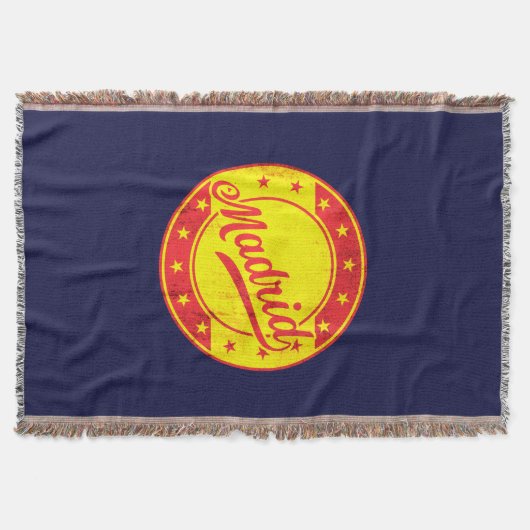 Global Traveler - Madrid, Spanje Deken (Voorkant)