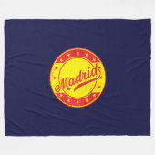 Global Traveler - Madrid, Spanje Fleece Deken (Voorkant (Horizontaal))