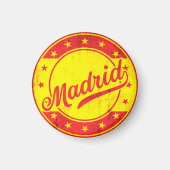 Global Traveler - Madrid, Spanje Magneet (Voorkant)