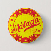 Global Traveler - Malaga, Spanje Ronde Button 5,7 Cm (Voorkant)