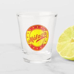 Global Traveler - Malaga, Spanje Shot Glas