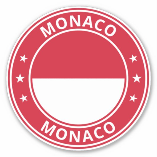 Global Traveler - Monaco Sticker (Voorkant)
