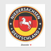 Global Traveler - Niedersachsen Deutschland (Edit) Sticker (Vel)