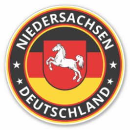 Global Traveler - Niedersachsen Deutschland (Edit) Sticker