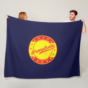 Global Traveler - Pamplona, Spanje Fleece Deken