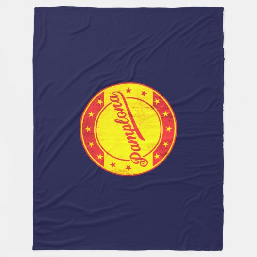 Global Traveler - Pamplona, Spanje Fleece Deken (Voorkant)