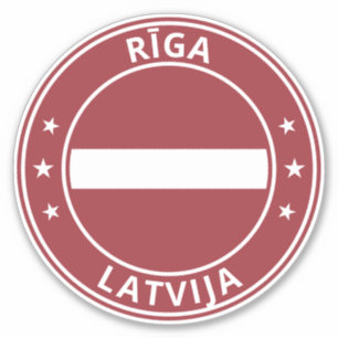 Global Traveler - Rīga Riga, Latvija Letland Sticker