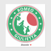 Global Traveler - Romeo y Giulietta Sticker (Vel)