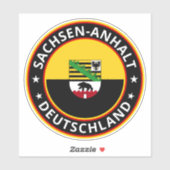 Global Traveler - Sachsen-Anhalt, Deutschland Stic Sticker (Vel)