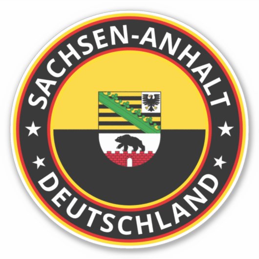 Global Traveler - Sachsen-Anhalt, Deutschland Stic Sticker (Voorkant)