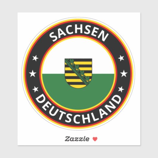 Global Traveler - Sachsen, Deutschland (Edit) Sticker (Vel)