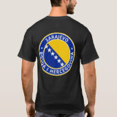 Global Traveler - Sarajevo, Bosna i Hercegovina T-shirt (Achterkant)