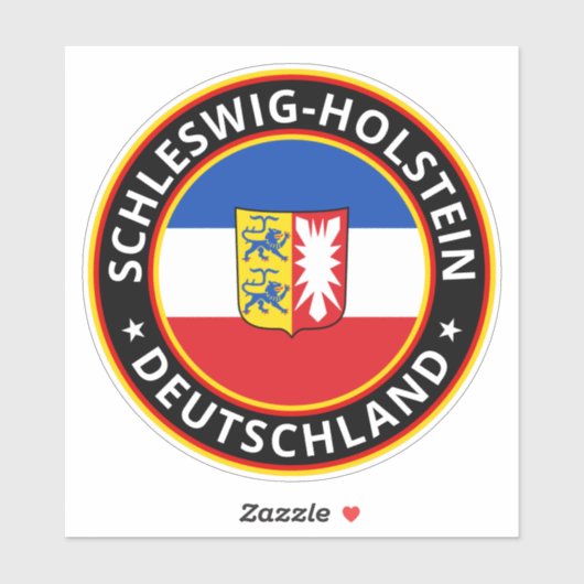 Global Traveler - Schleswig-Holstein, Deutschland Sticker (Vel)