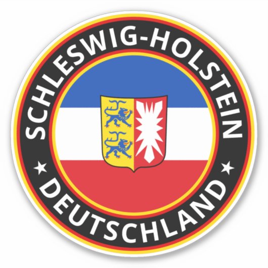 Global Traveler - Schleswig-Holstein, Deutschland Sticker (Voorkant)