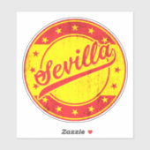 Global Traveler - Sevilla, Spanje Sticker (Vel)