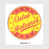 Global Traveler - Spanje - Islas Baleares Sticker (Vel)