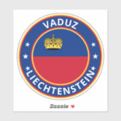 Global Traveler - Vaduz, Liechtenstein Sticker (Vel)