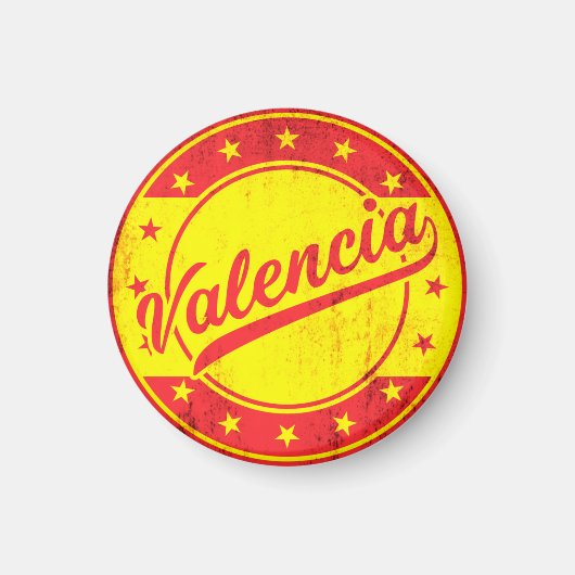 Global Traveler - Valencia, Spanje Magneet (Voorkant)