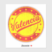 Global Traveler - Valencia, Spanje Sticker (Vel)