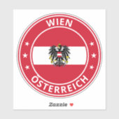 Global Traveler - Wien | Wenen, Oostenrijk Sticker (Vel)