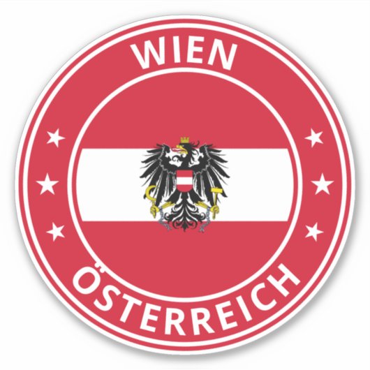 Global Traveler - Wien | Wenen, Oostenrijk Sticker (Voorkant)
