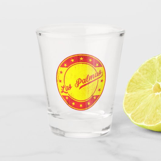 Global TRaveller - Las Palmas, Spanje Shot Glas (Voorkant)