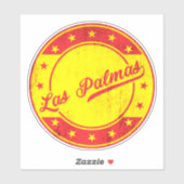 Global TRaveller - Las Palmas, Spanje Sticker (Vel)