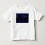 Global Uitzicht of Earth's City Lights Kinder Shirts (Voorkant)