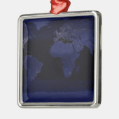 Global Uitzicht of Earth's City Lights Metalen Ornament (Links)