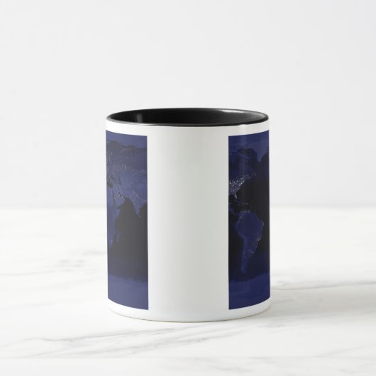 Global Uitzicht of Earth's City Lights Mok (Midden)