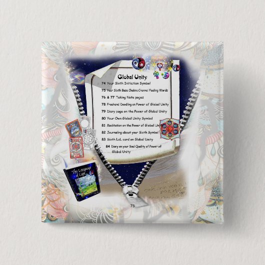 Global Unity-Button Vierkante Button 5,1 Cm (Voorkant)