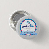 Global Up Educator-badge Ronde Button 3,2 Cm (Voorkant /achterkant)