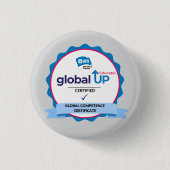 Global Up Educator-badge Ronde Button 3,2 Cm (Voorkant)
