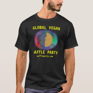 Global Vegan Waffle Party Shirt 3, Mannen