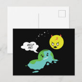 Global Warming Briefkaart (Voorkant / Achterkant)