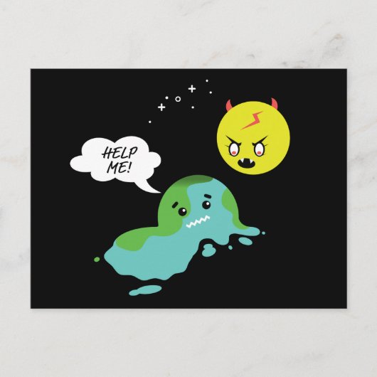 Global Warming Briefkaart (Voorkant)