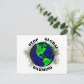 Global Warming Briefkaart (Staand voorkant)