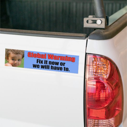 Global Warming Bumpersticker (Op Truck)