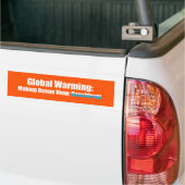 Global Warming Bumpersticker (Op Truck)