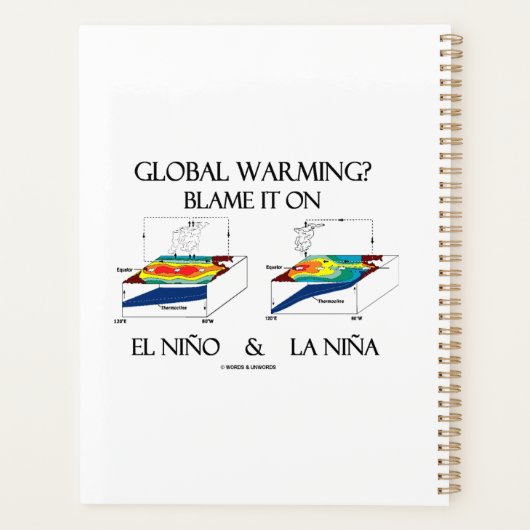 Global Warming? De schuld op El Niño en La Niña Planner (Achterkant)