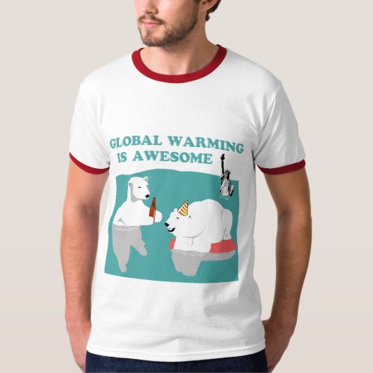 Global Warming Geweldige shirt (Voorkant)