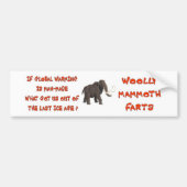 GLOBAL WARMING HOAX BUMPERSTICKER (Voorkant)