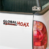 Global Warming Hoax Bumpersticker (Op Truck)