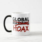 Global Warming Hoax Magische Mok (Links)