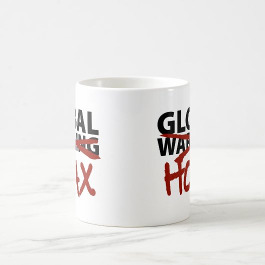 Global Warming Hoax Magische Mok (Center)