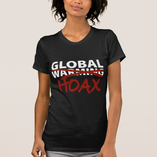 Global Warming Hoax T-shirt (Voorkant)