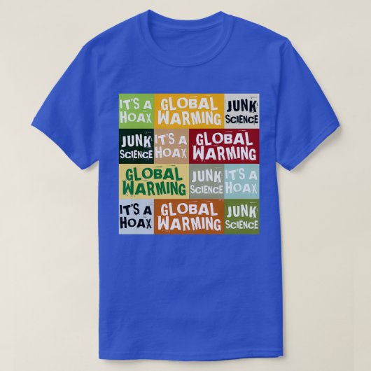 Global Warming Hoax T-shirt (Design voorkant)