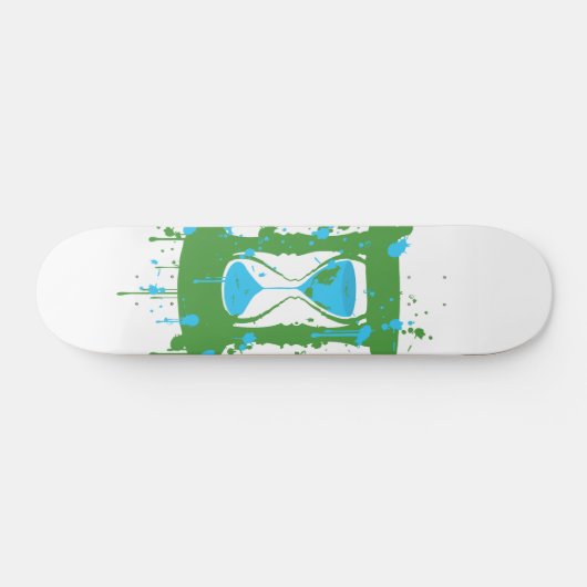 Global Warming Hourglass Skateboard (Horizontaal)